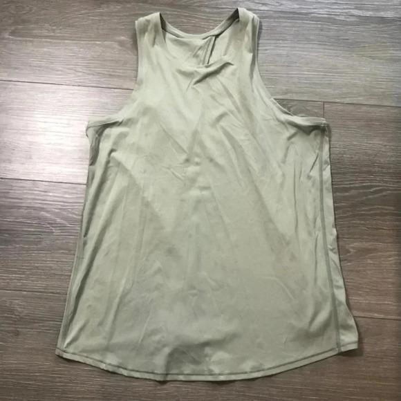 Lululemon All Tied Up Athletic Tank Top In Aquatic Green Size Small - Picture 9 of 9